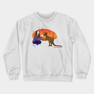 Help Kangaroos Crewneck Sweatshirt